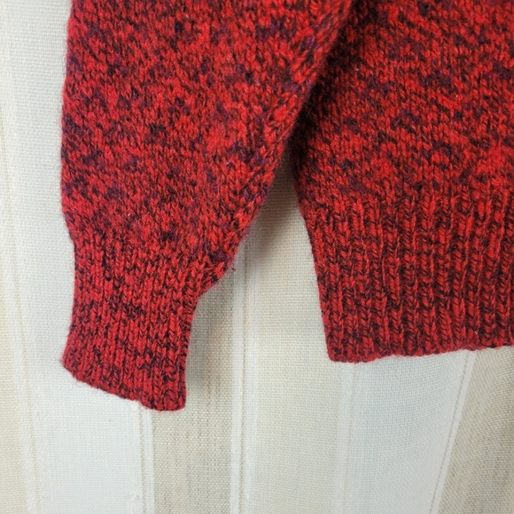 Vintage American Eagle Wool Blend Crewneck Sweater Red Size Medium - Picture 2 of 7
